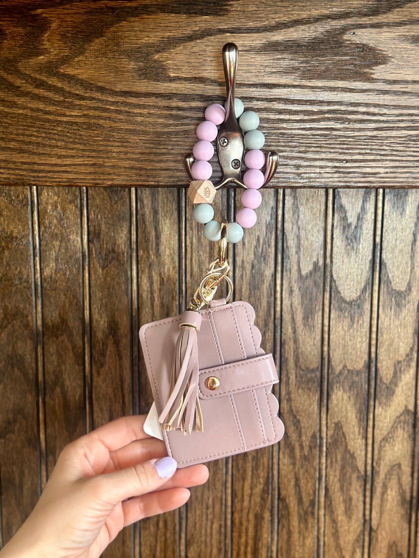 Wristlet Keychain W/Wallet