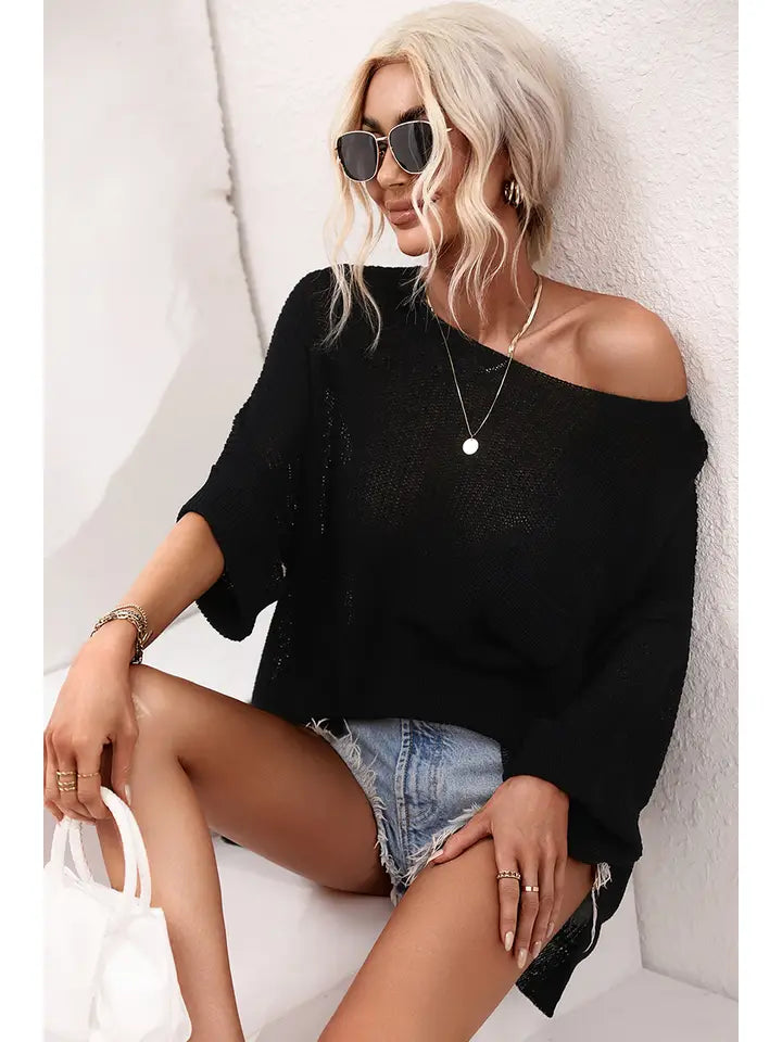 Loose Fit Rolled Sleeve Tee