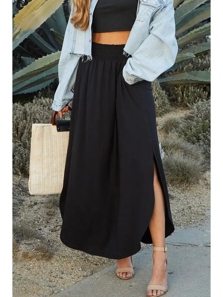 Maxi Skirt with Side Pocket