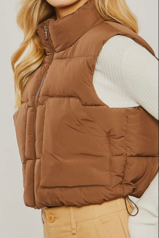 Puffer Vest With Pockets