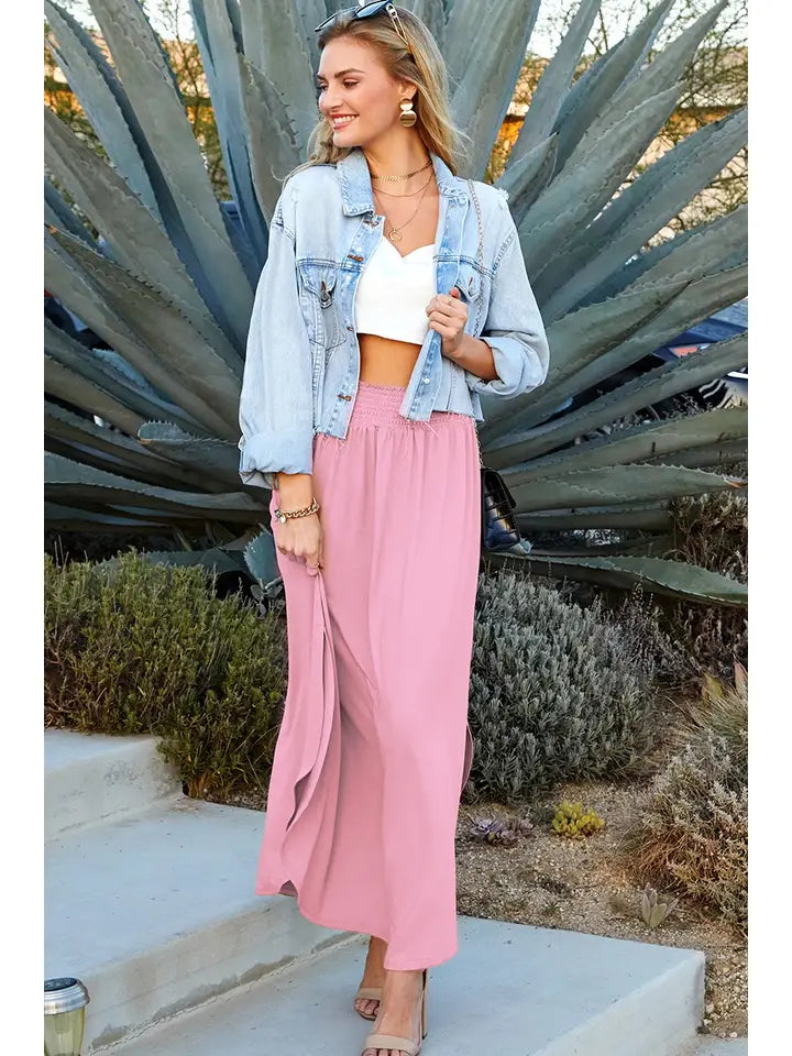 Maxi Skirt with Side Pocket