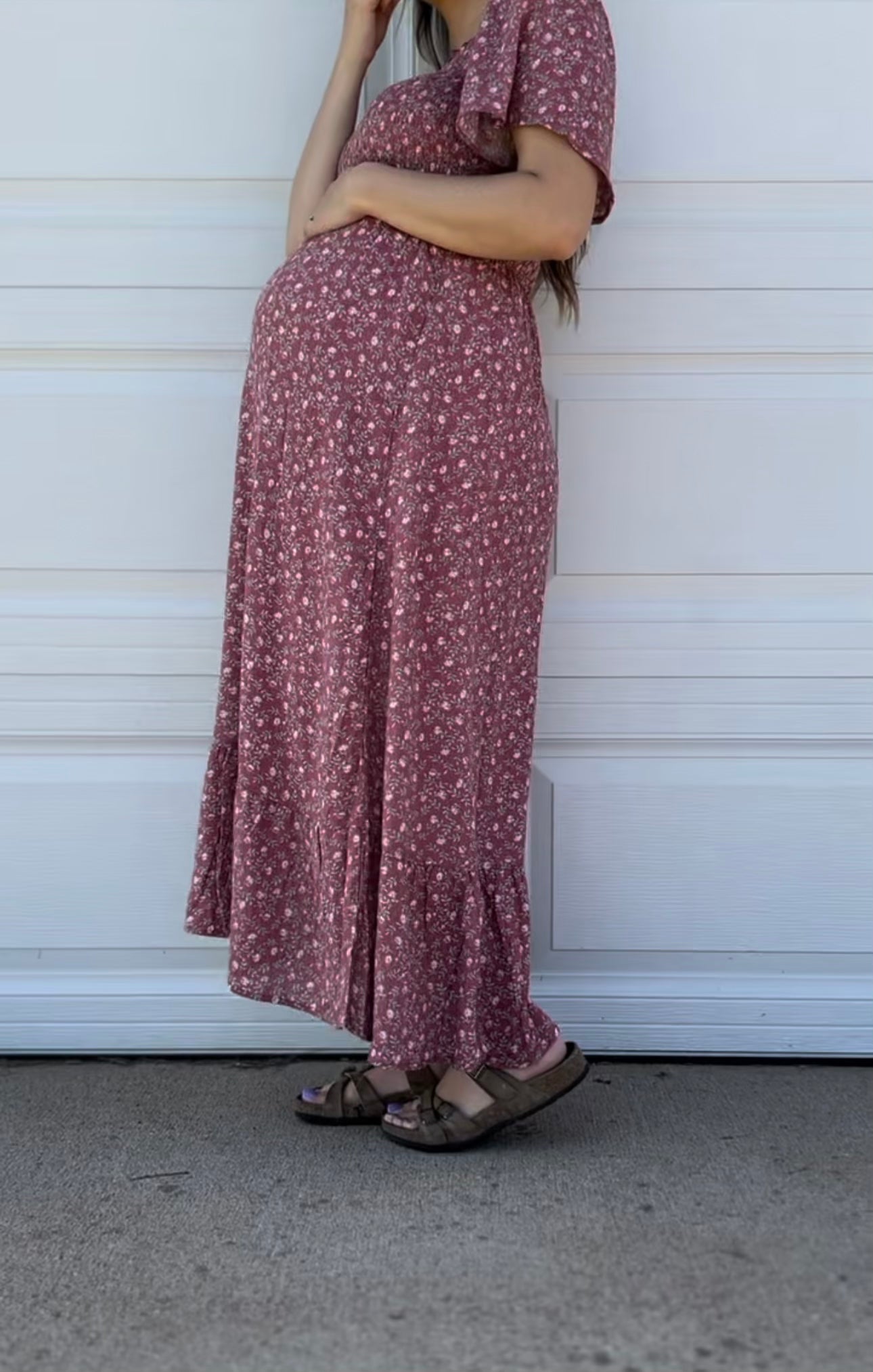 Pink convertible smocked Maxi Dress