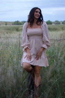 Long Sleeve Ruffle Dress